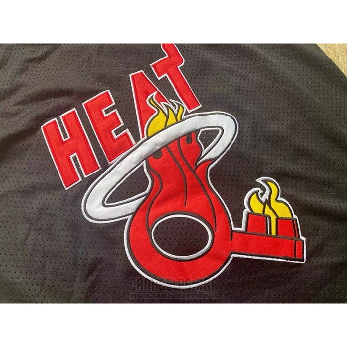 Camiseta Miami Heat x DJ Khaled x Mitchell & Ness Negro